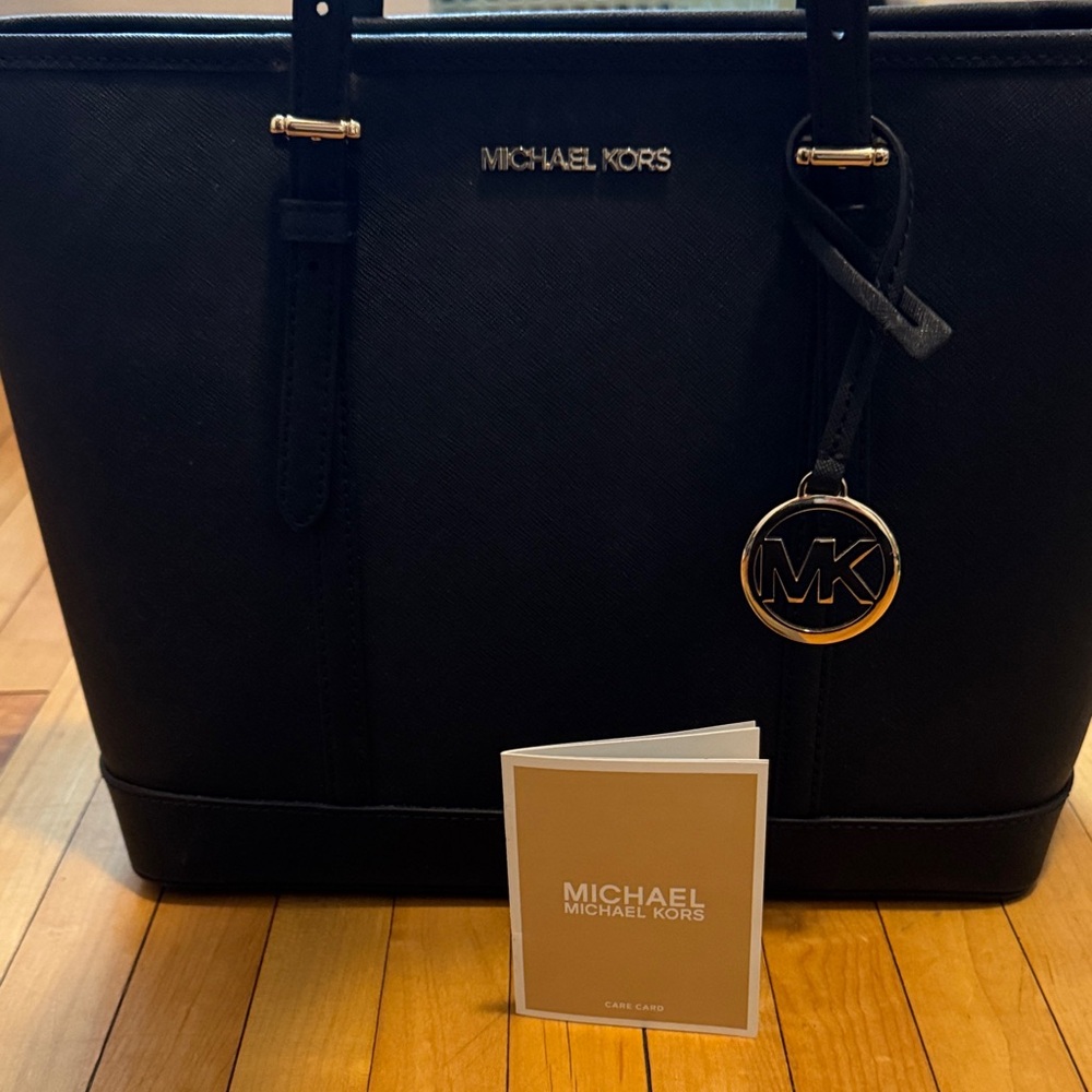 Michael Kors Black Tote Bag - Picture 3 of 3